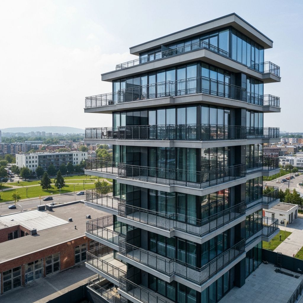 Modernes Wohngebaeude